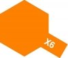 Tamiya X-6 Orange (81506) Acrylic paint 10ml